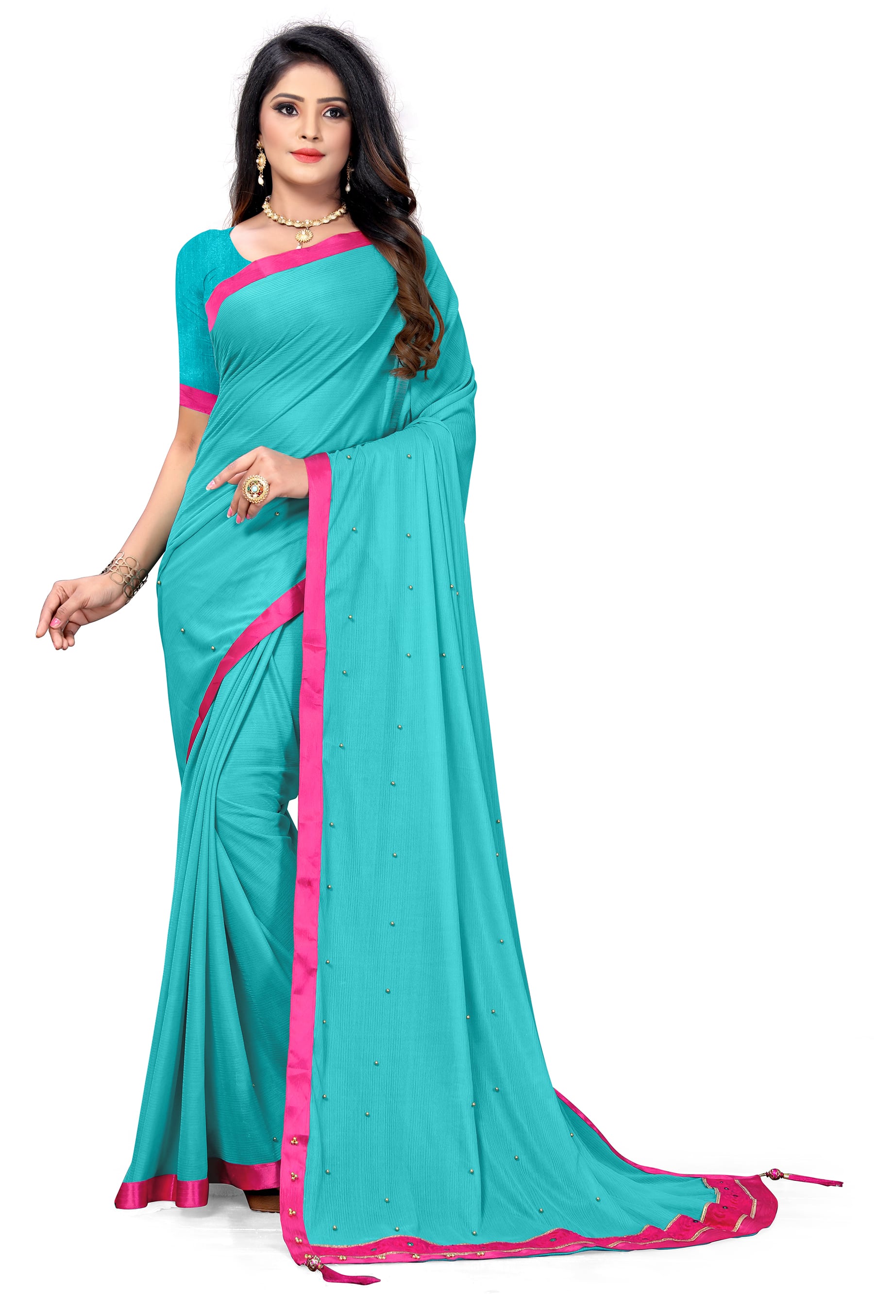 lycra saree