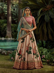 artsilk lehenga