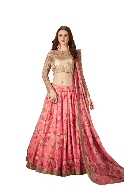 lehenga choli pink