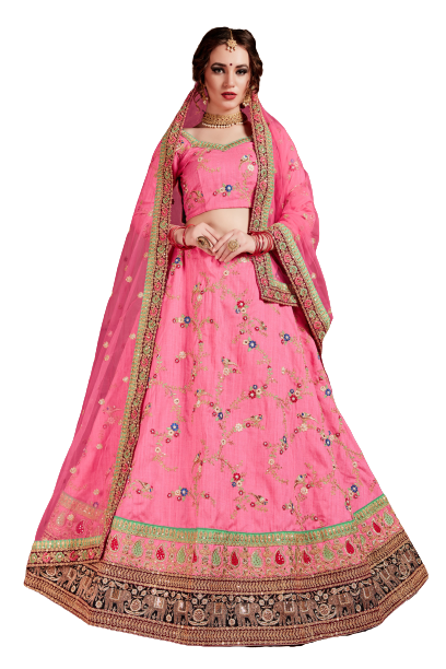 artsilk lehenga