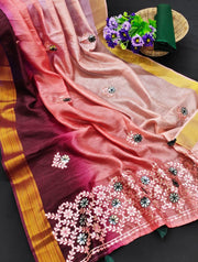 LENIN SAREE HOT PINK