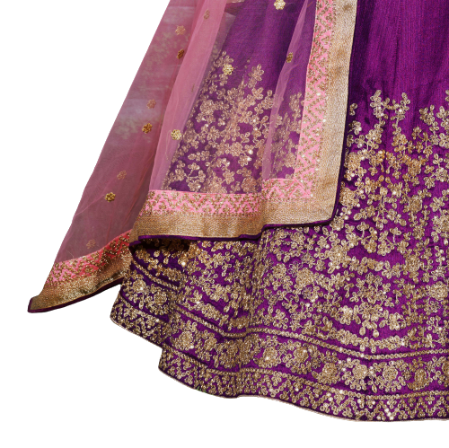 Mulberrysilk Lehenga