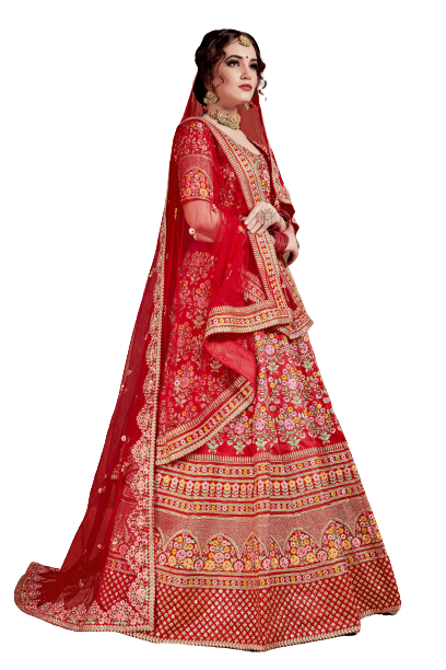 Mulberrysilk Lehenga