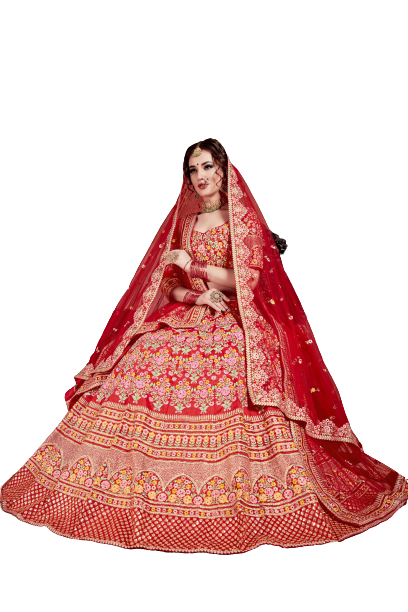 Mulberrysilk Lehenga