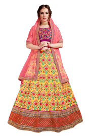 Mulberrysilk Lehenga