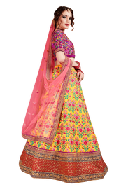 Mulberrysilk Lehenga