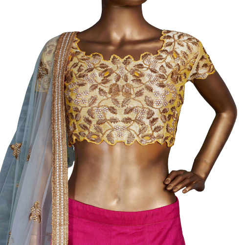 Mulberrysilk Lehenga