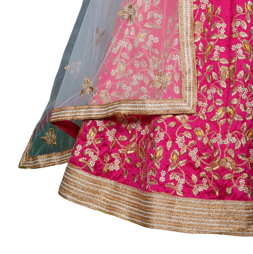 Mulberrysilk Lehenga