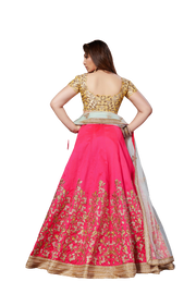 Mulberrysilk Lehenga