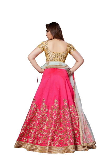 Mulberrysilk Lehenga