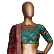 banarasi silk lehenga