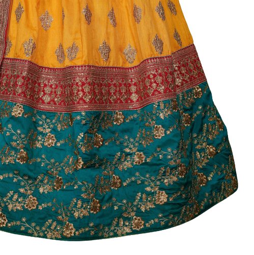 banarasi silk lehenga