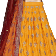 banarasi silk lehenga