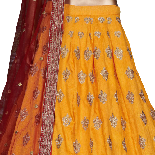 banarasi silk lehenga