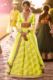 Mulberrysilk Lehenga