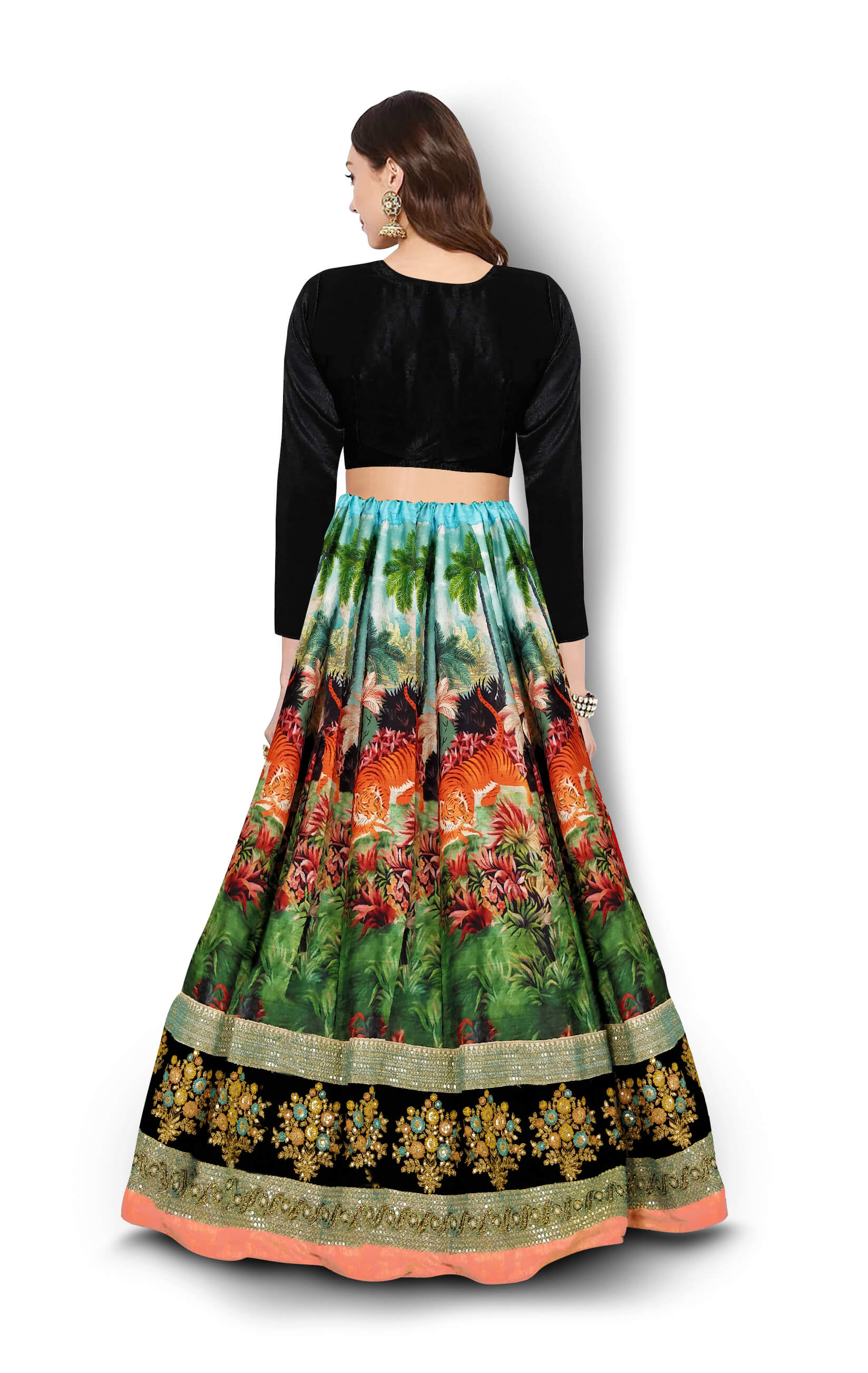 artsilk lehenga