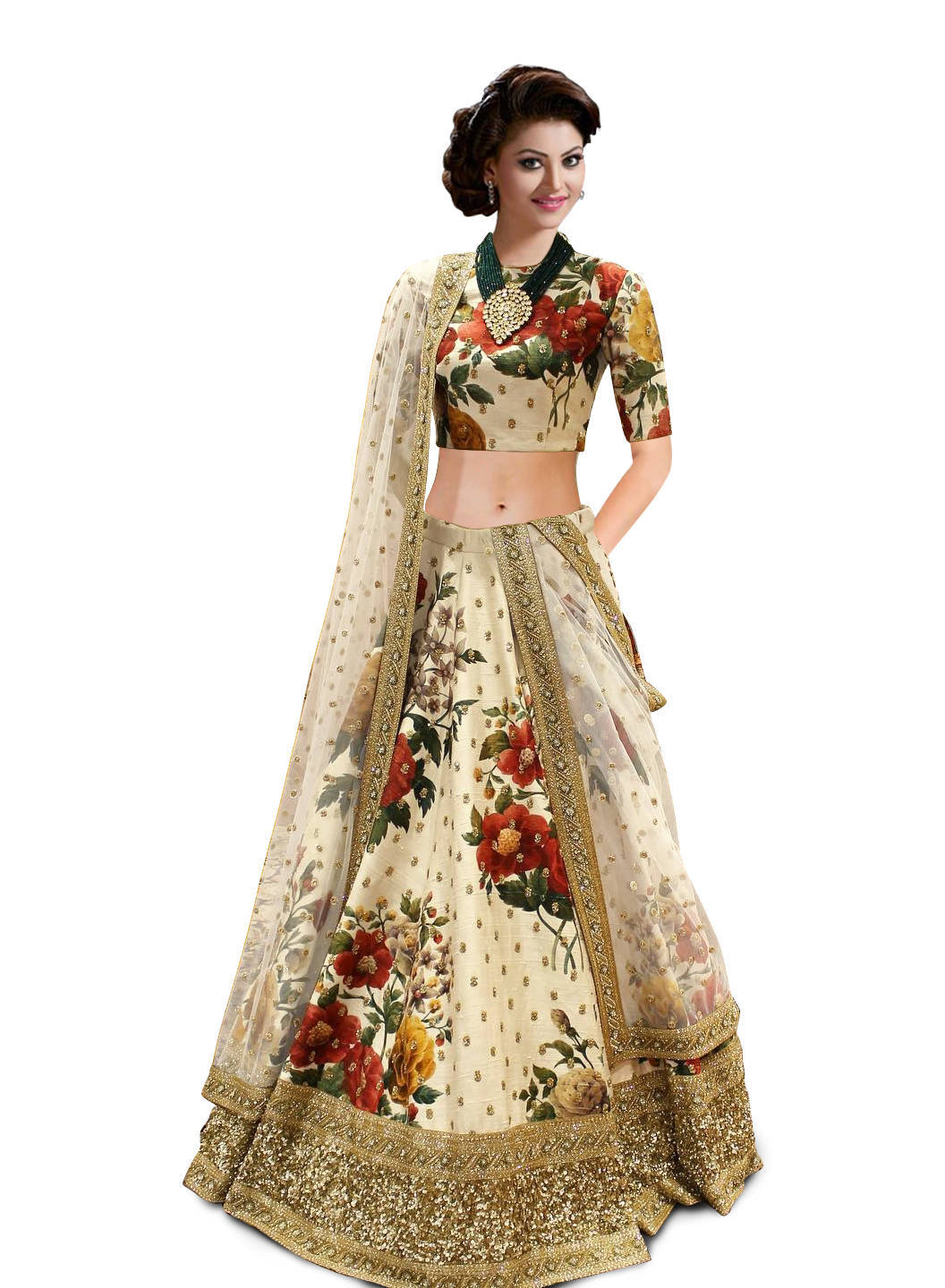 artsilk lehenga