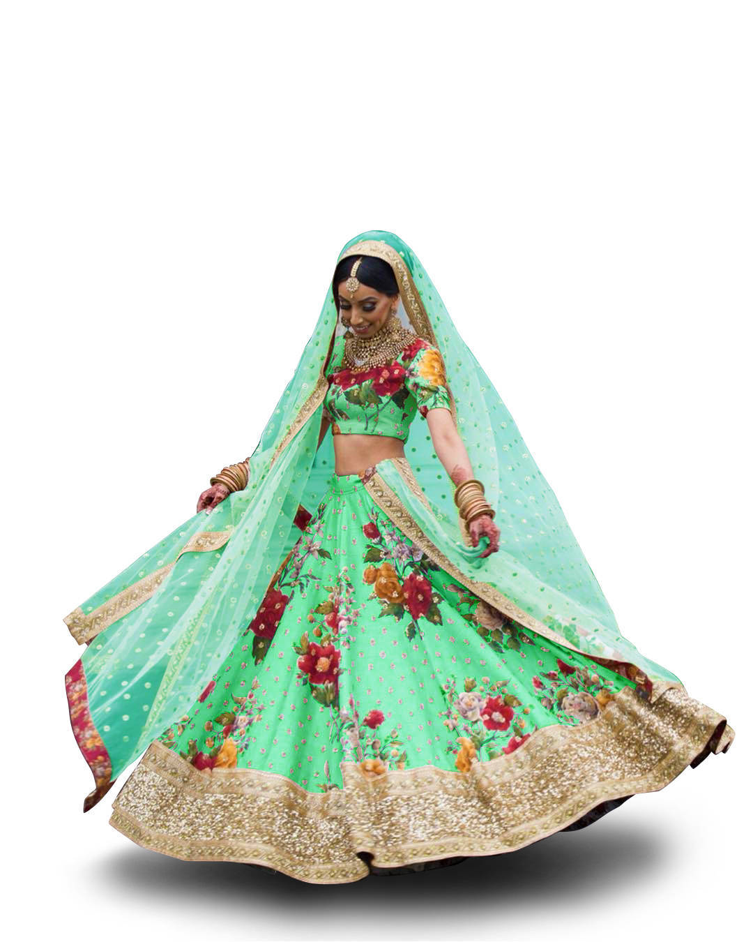 artsilk lehenga