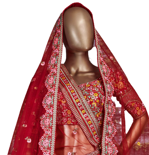 Mulberrysilk Lehenga