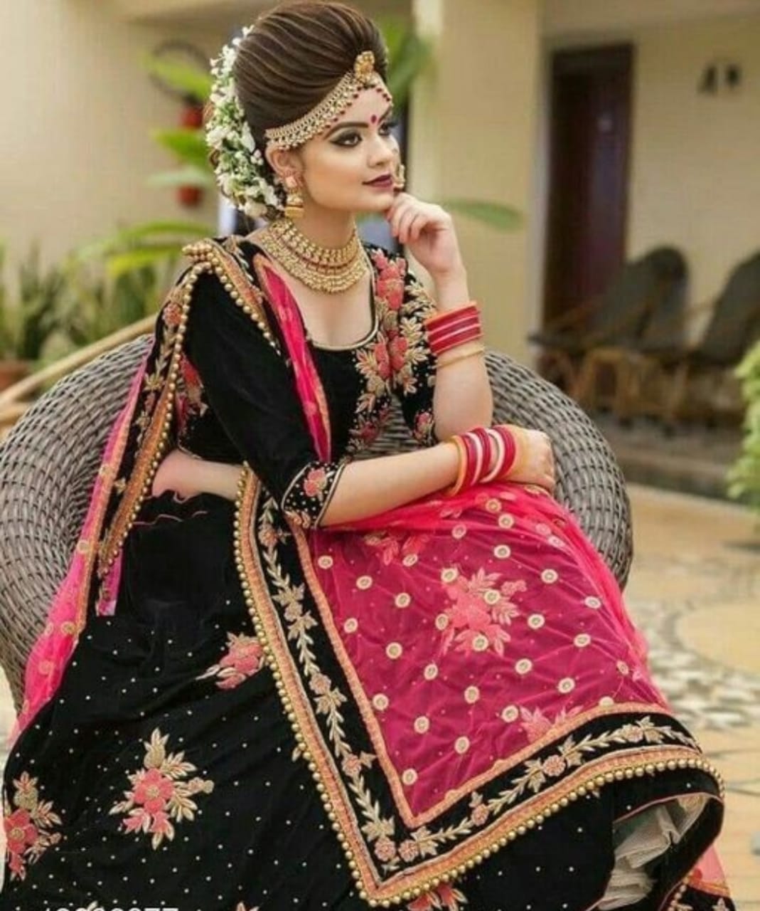 velvet lehenga choli