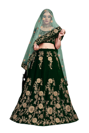 velvet lehenga